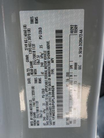 2023 FORD BRONCO OUT 1FMEE5BP0PLB99828