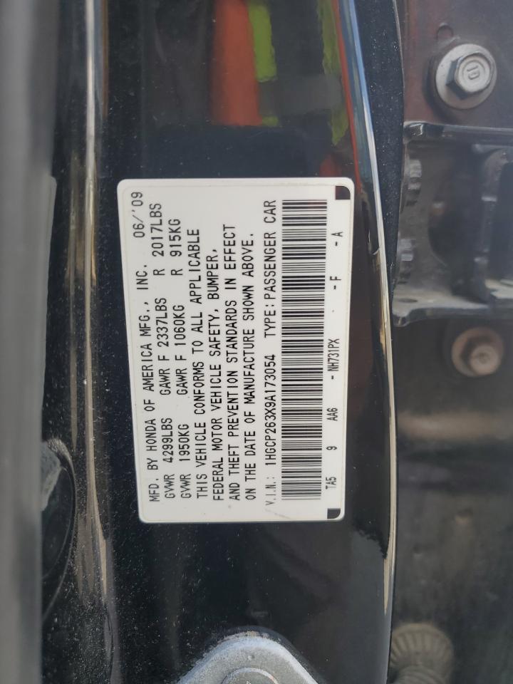 1HGCP263X9A173054 2009 Honda Accord Lx