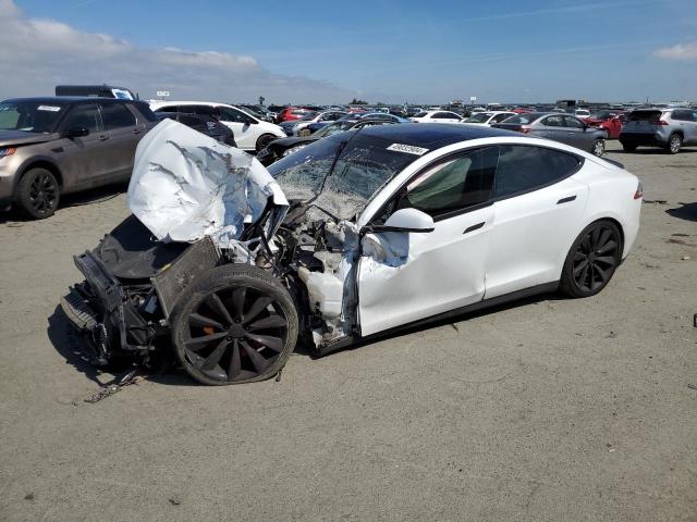 Lot #2485142862 2015 TESLA MODEL S salvage car