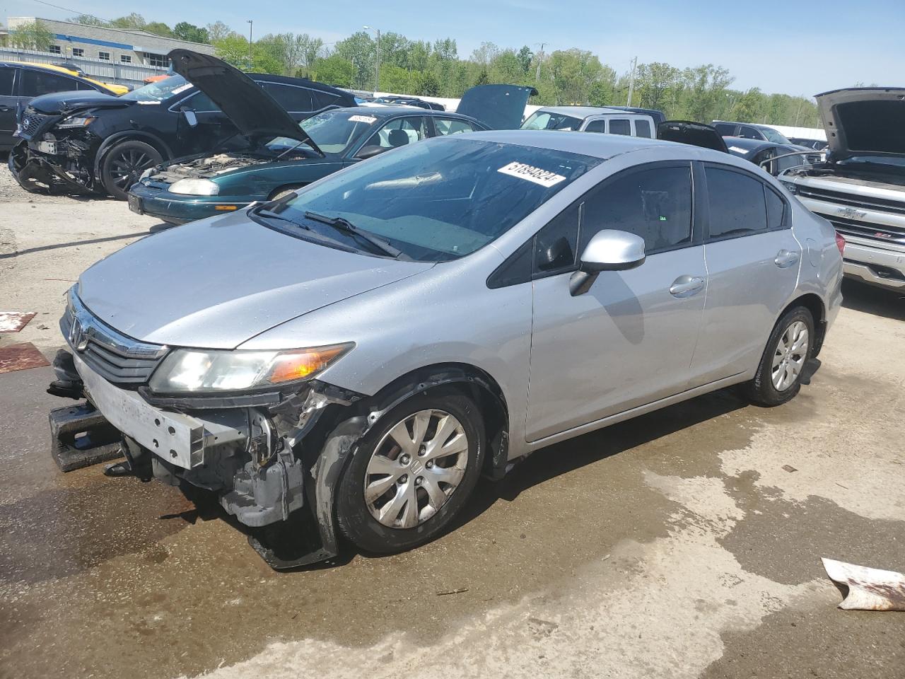 2012 Honda Civic Lx vin: 19XFB2F55CE070463