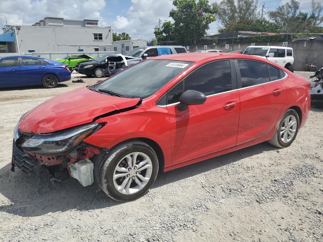 2019 Chevrolet Cruze Lt vin: 1G1BE5SM6K7125594