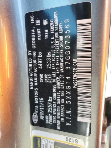 2016 Kia Optima Lx VIN: 5XXGT4L37GG073569 Lot: 50812804