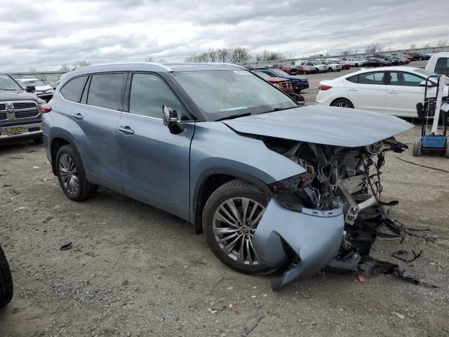 Vin: 5tdfzrbh6ms126843, lot: 48700484, toyota highlander platinum 20214