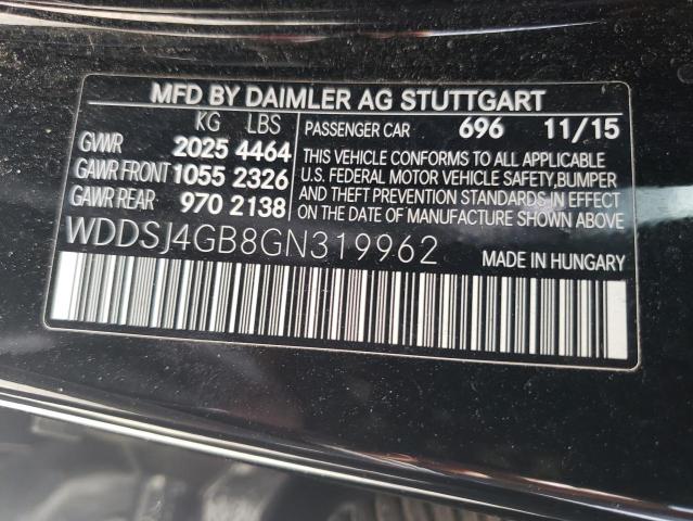 VIN WDDSJ4GB8GN319962 2016 Mercedes-Benz CLA-Class,... no.12