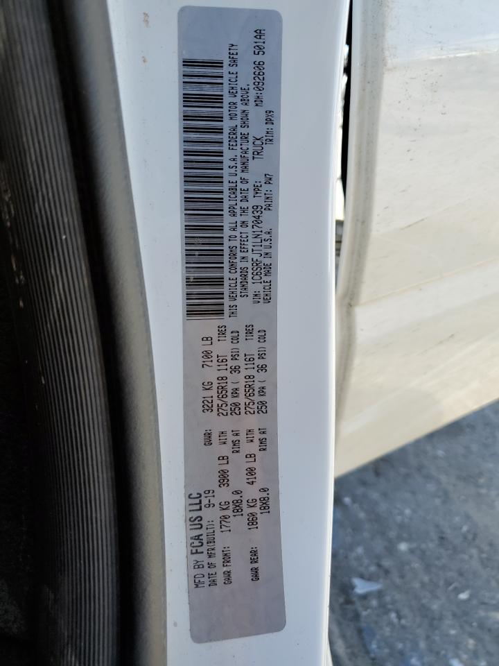 1C6SRFJT1LN170439 2020 Ram 1500 Laramie