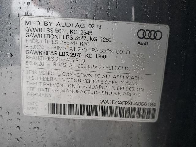 VIN WA1DGAFPXDA066184 2013 Audi Q5, Premium Plus no.13