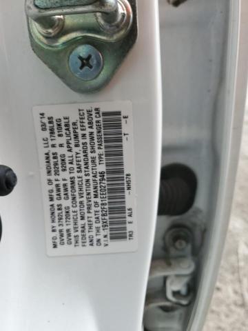 2014 Honda Civic Ex VIN: 19XFB2F81EE027946 Lot: 50551254