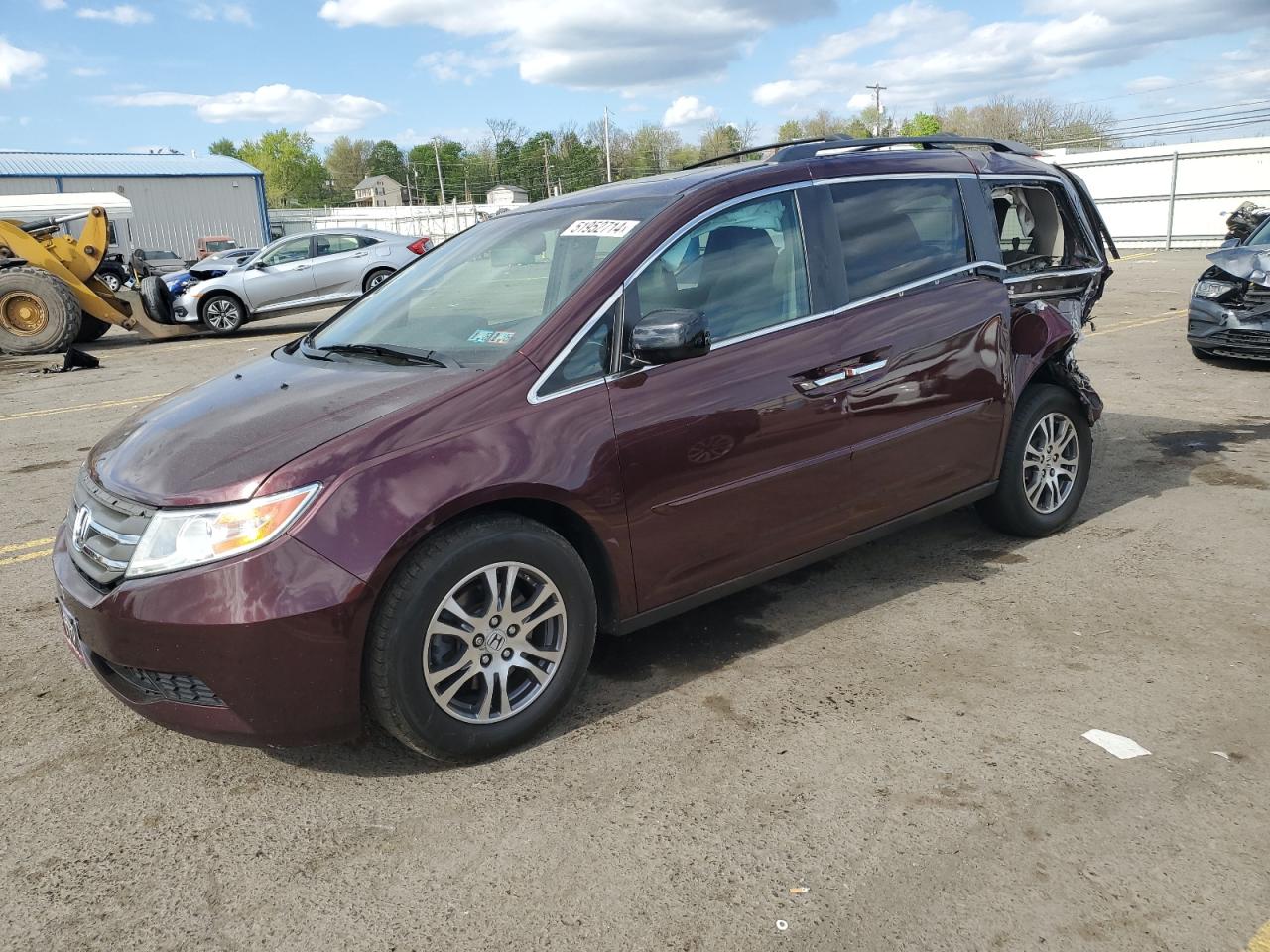 5FNRL5H63CB078220 2012 Honda Odyssey Exl