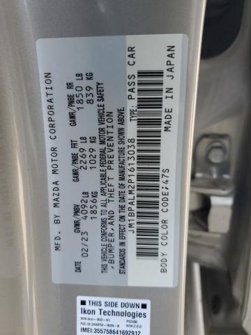2023 Mazda 3 Preferred VIN: JM1BPALM2P1613038 Lot: 39210759