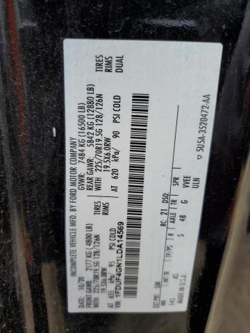 2020 Ford F450 Super Duty VIN: 1FDUF4GN1LDA14569 Lot: 49365524