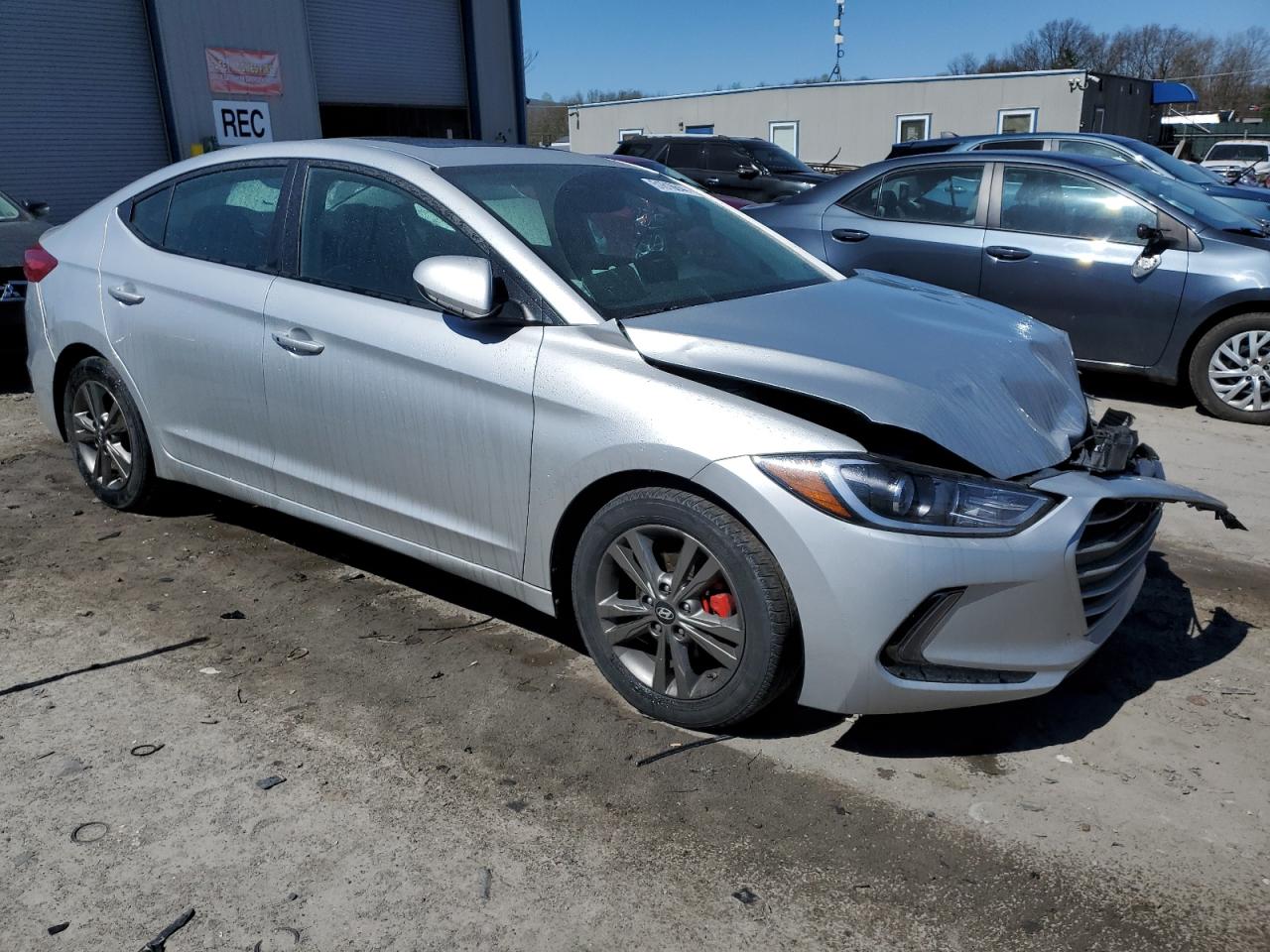 2018 Hyundai Elantra Sel vin: 5NPD84LF7JH263284