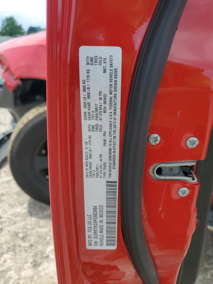 3C6RR7KG9PG663984 2023 Ram 1500 Classic Tradesman