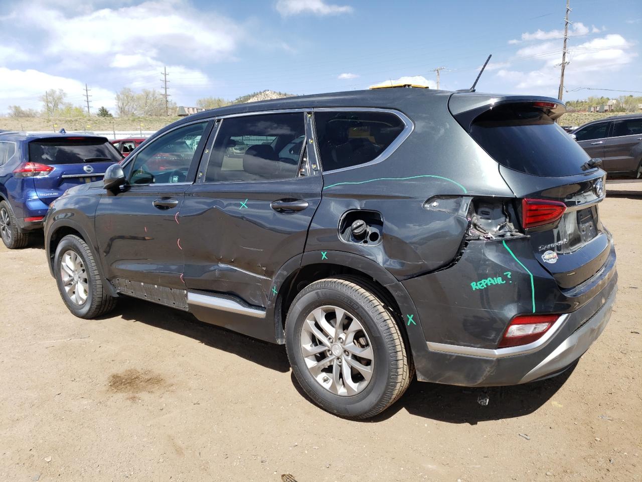 5NMS23AD7LH221587 2020 Hyundai Santa Fe Se