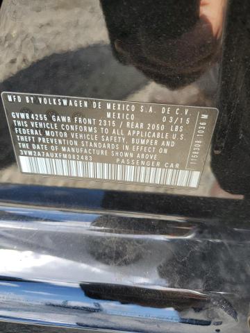 2015 VOLKSWAGEN GOLF TDI - 3VW2A7AUXFM082483