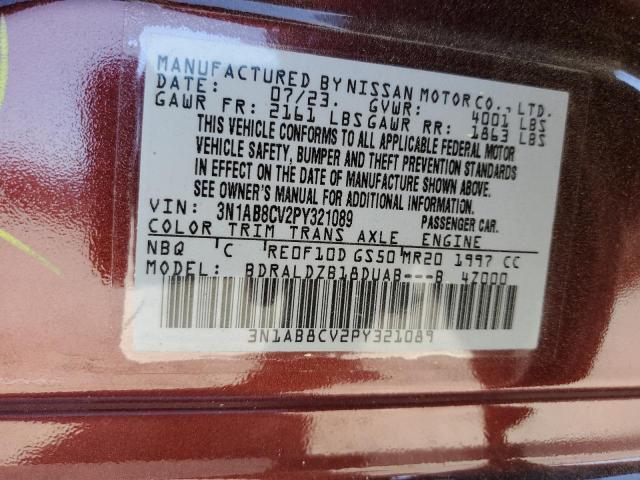 2023 Nissan Sentra Sv VIN: 3N1AB8CV2PY321089 Lot: 50384634