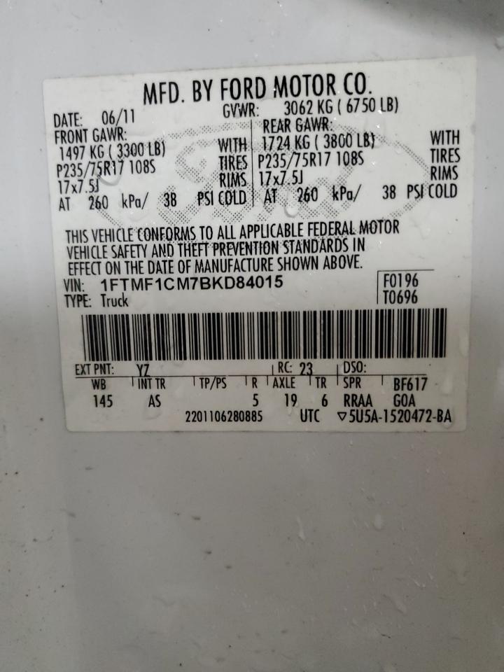 1FTMF1CM7BKD84015 2011 Ford F150