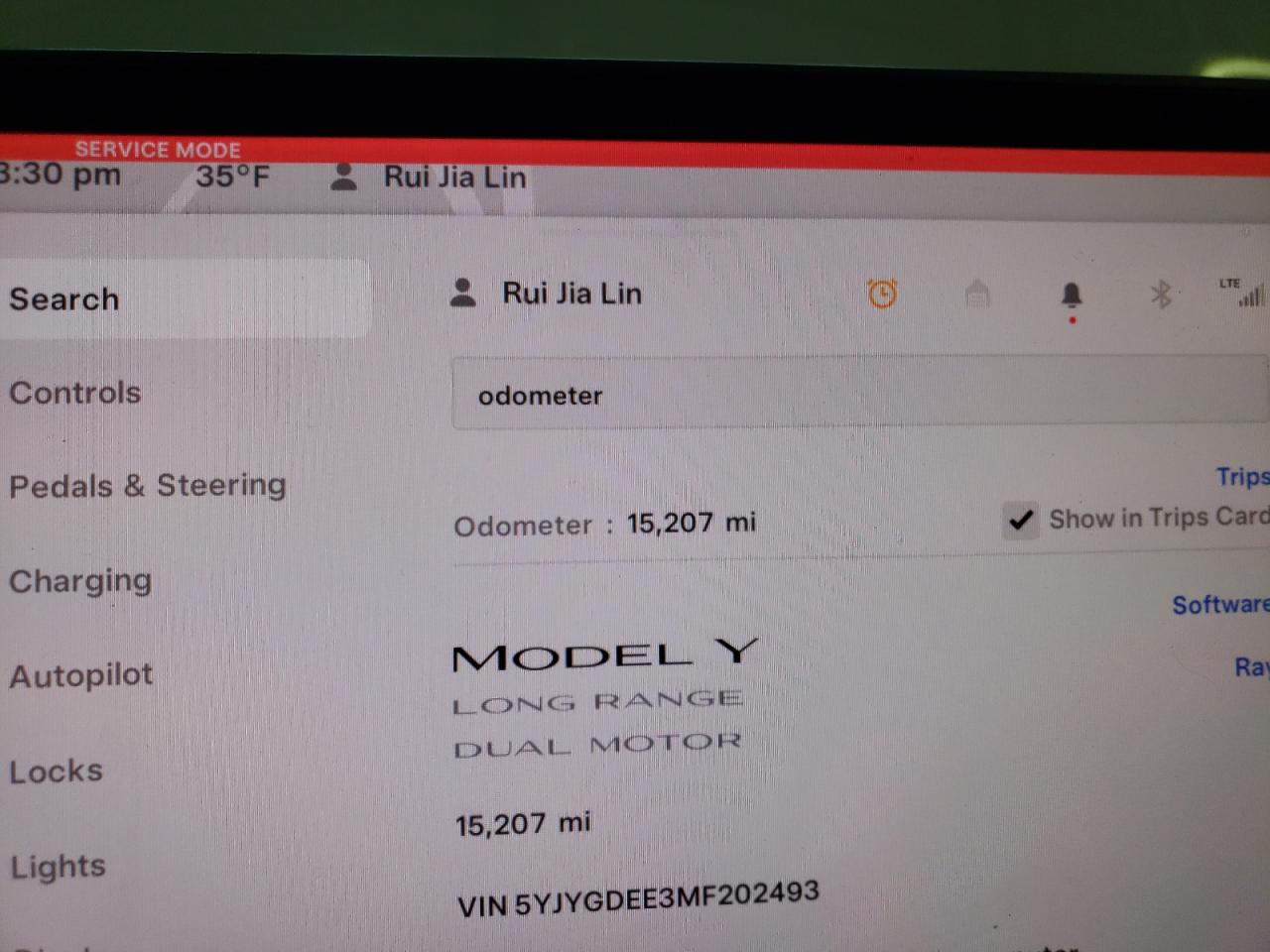 5YJYGDEE3MF202493 2021 Tesla Model Y