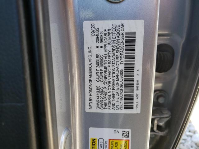 1HGCV2F39LA030805 2020 HONDA ACCORD - Image 13