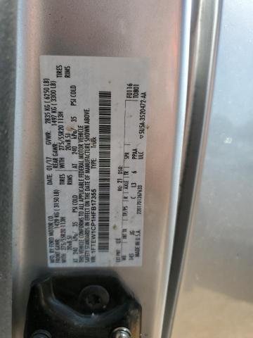 2017 Ford F150 Supercrew VIN: 1FTEW1CP1HFB17355 Lot: 51750614