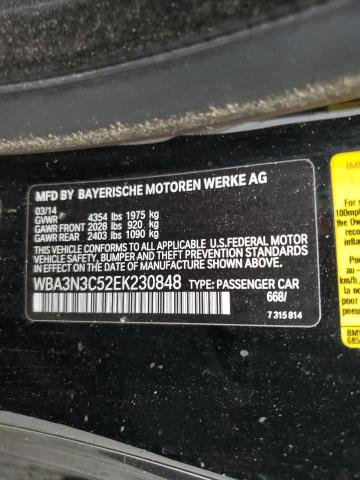 VIN WBA3N3C52EK230848 2014 BMW 4 Series, 428 I no.12