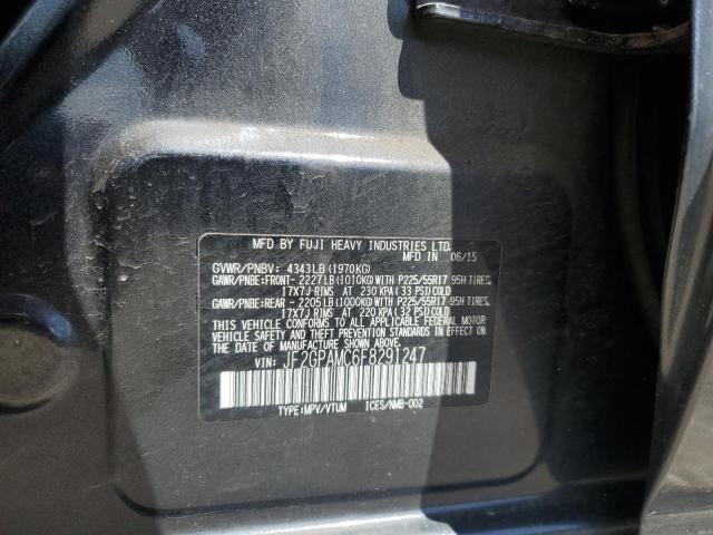 2015 Subaru Xv Crosstrek 2.0 Limited VIN: JF2GPAMC6F8291247 Lot: 51898914