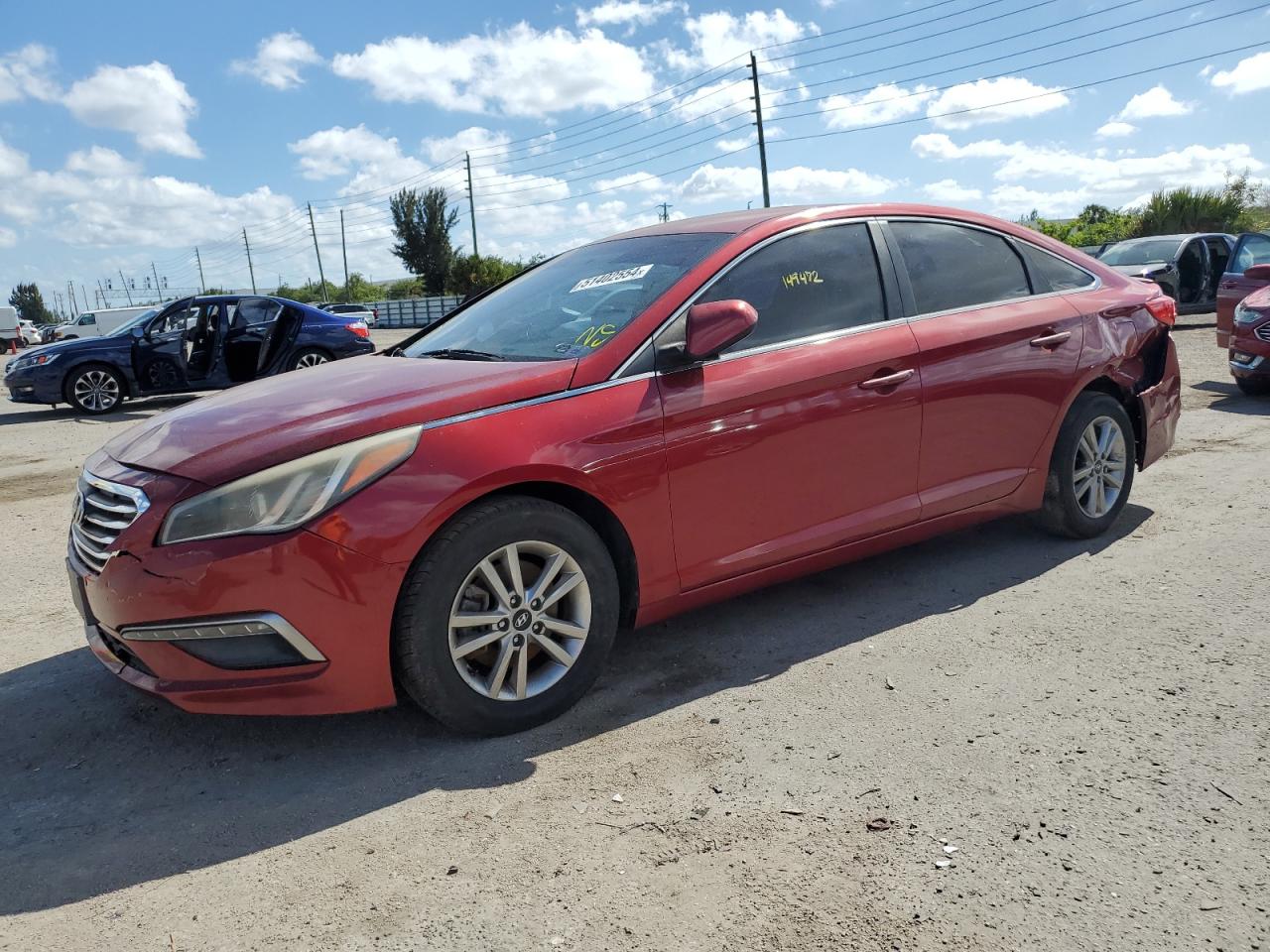 2015 Hyundai Sonata Se vin: 5NPE24AF0FH007410