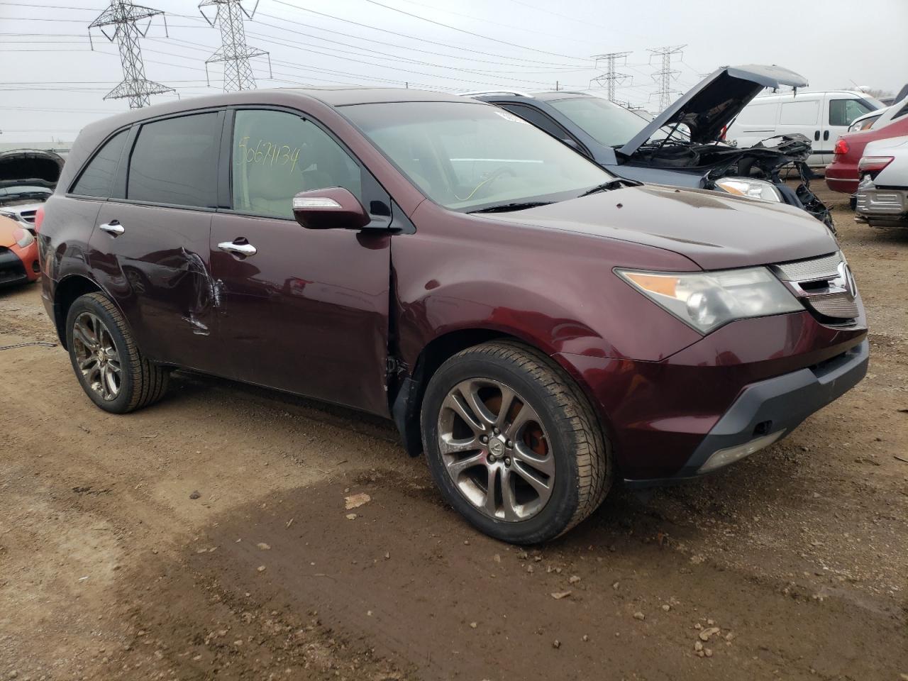 2HNYD28638H556431 2008 Acura Mdx Technology