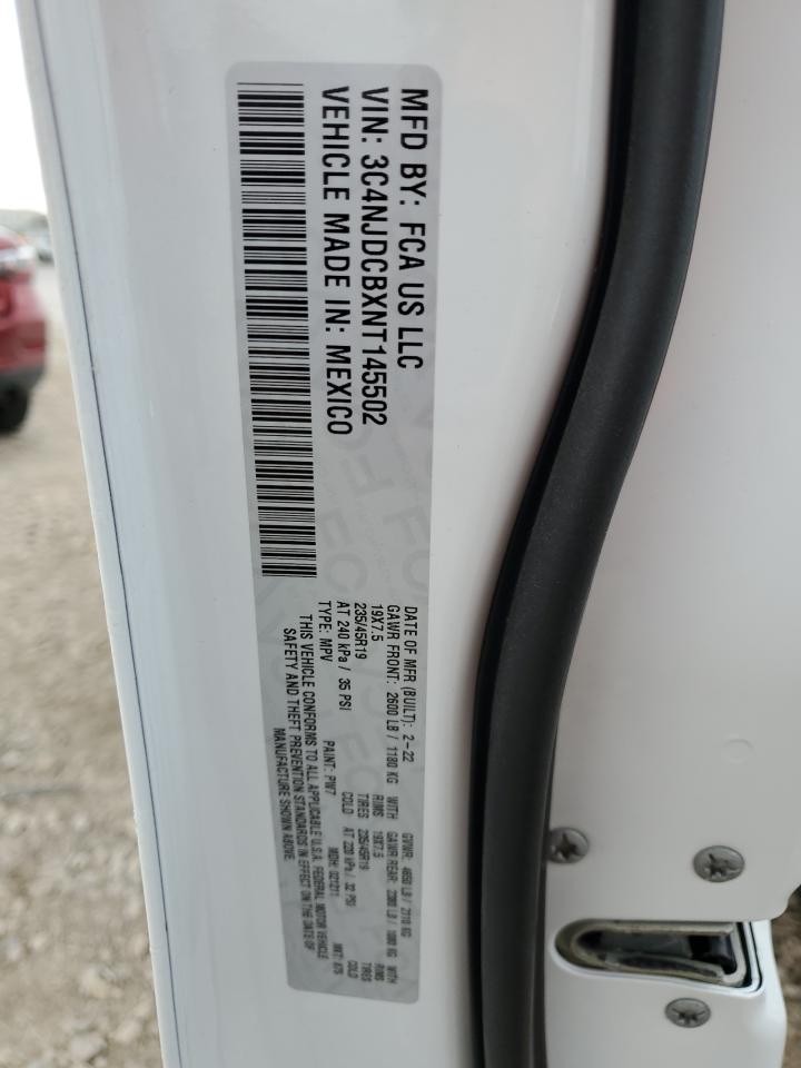 3C4NJDCBXNT145502 2022 Jeep Compass Limited