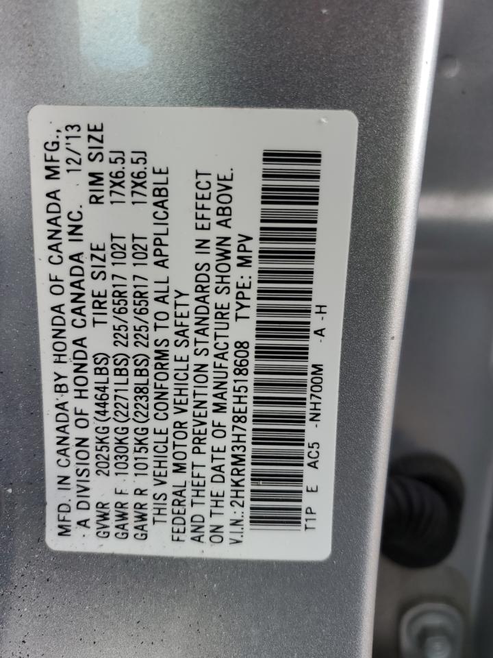 2HKRM3H78EH518608 2014 Honda Cr-V Exl