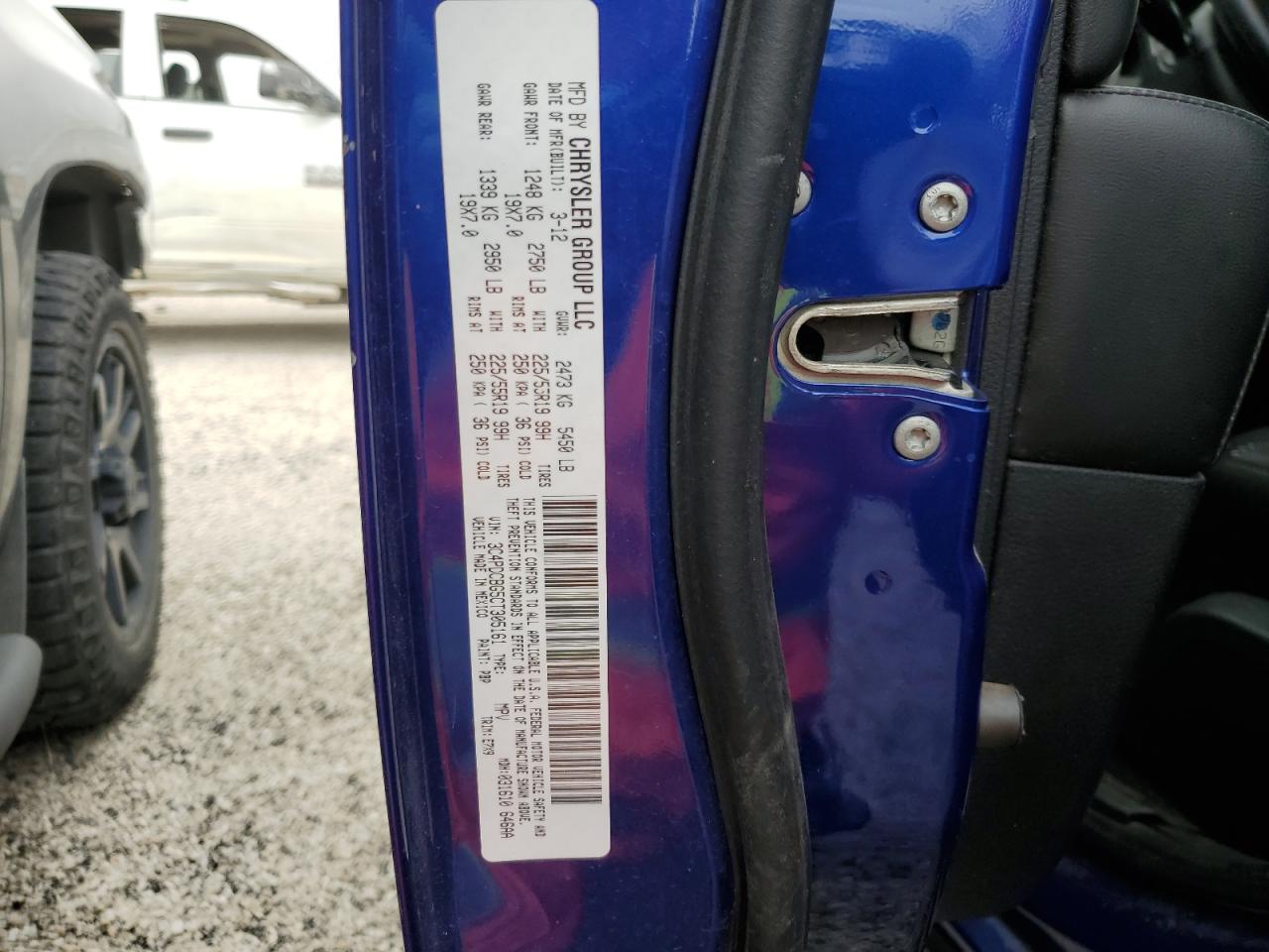 3C4PDCBG5CT305161 2012 Dodge Journey Sxt