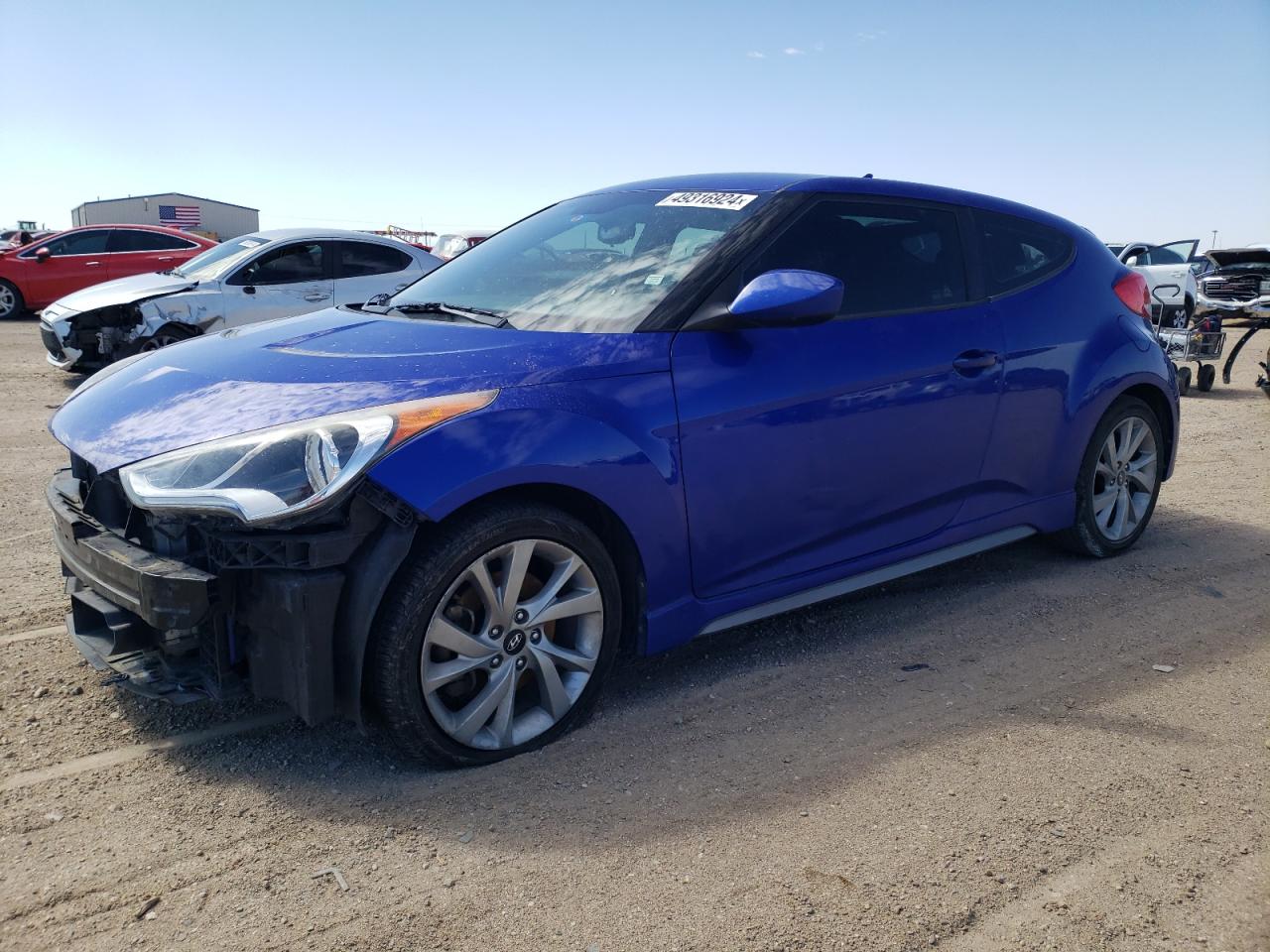 KMHTC6AE0EU201734 2014 Hyundai Veloster Turbo