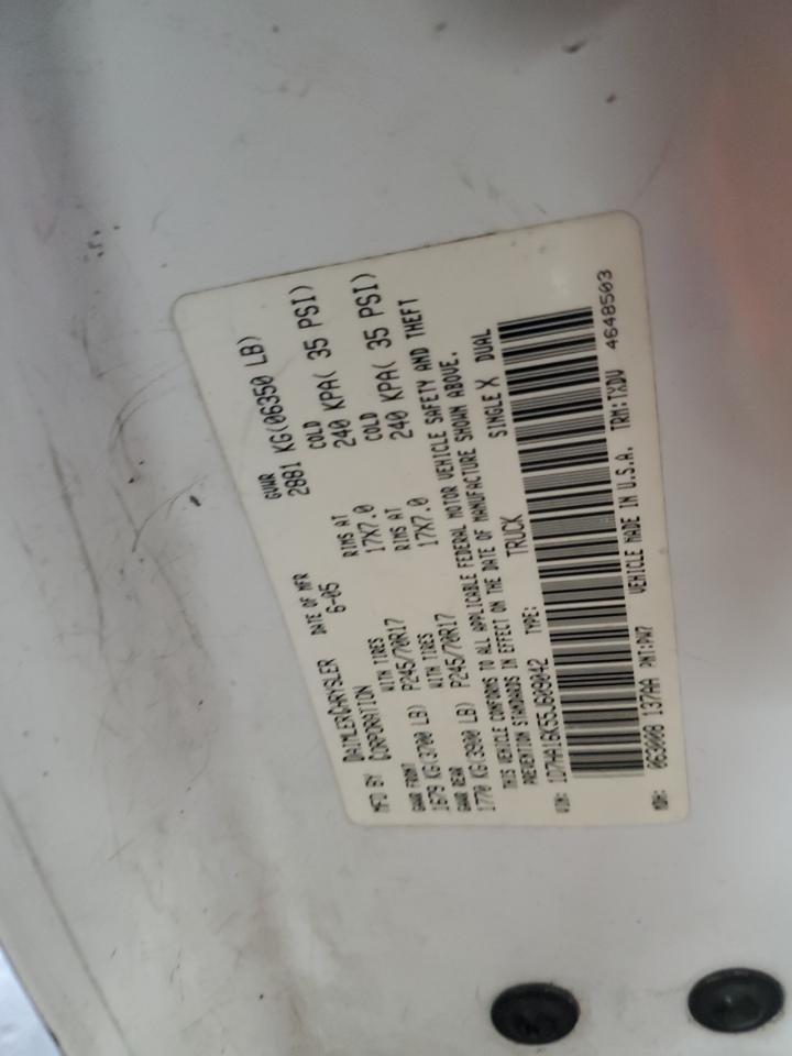 1D7HA16K55J609042 2005 Dodge Ram 1500 St