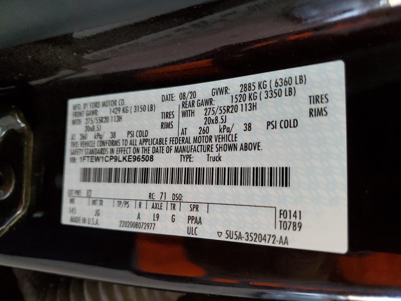 1FTEW1CP9LKE96508 FORD F-150 2020