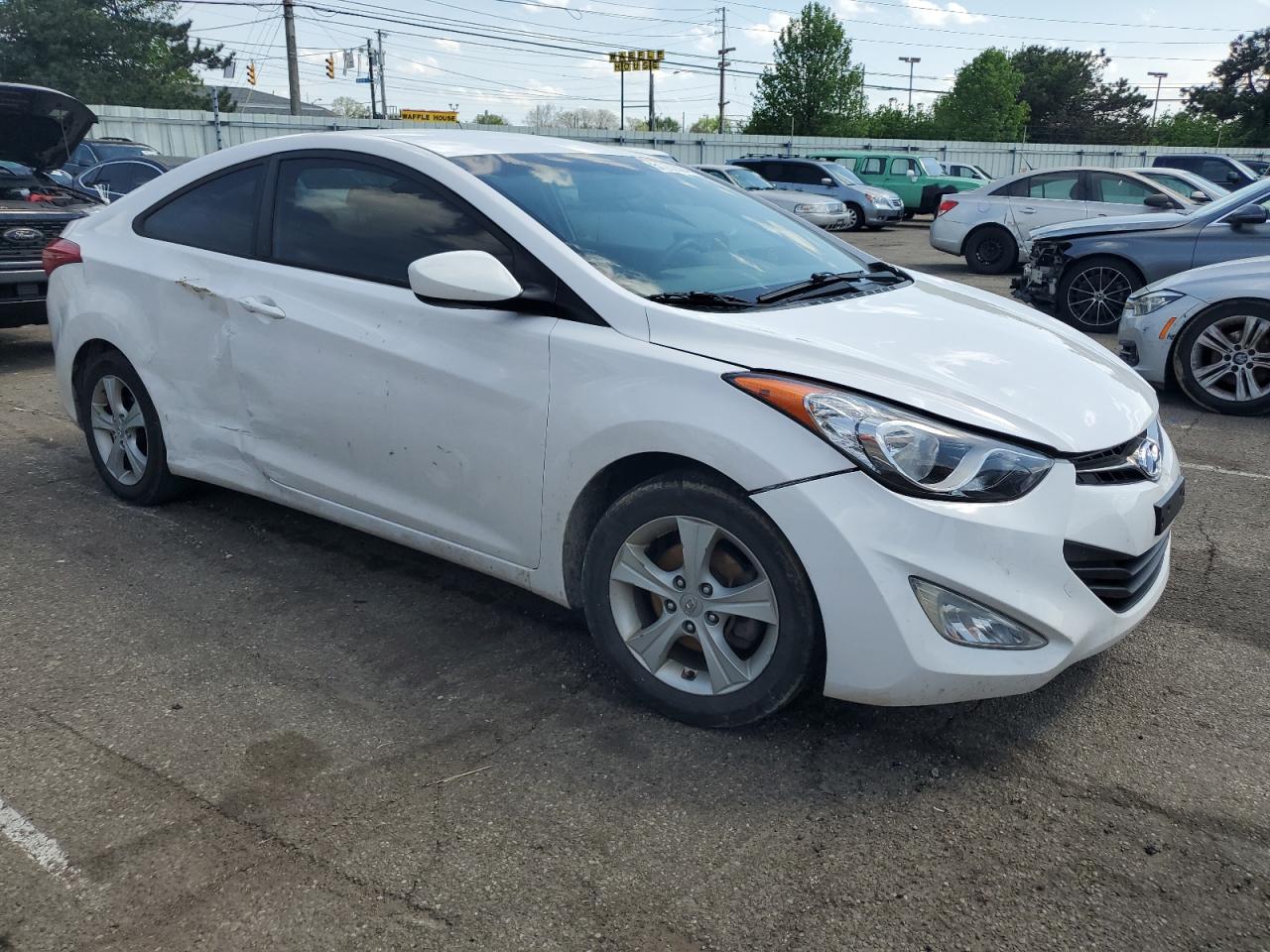KMHDH6AE7DU000384 2013 Hyundai Elantra Coupe Gs