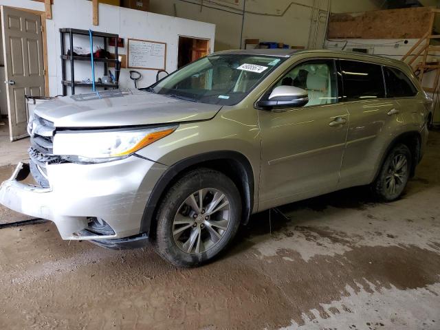 VIN 5TDJKRFH6ES066640 2014 Toyota Highlander, Xle no.1