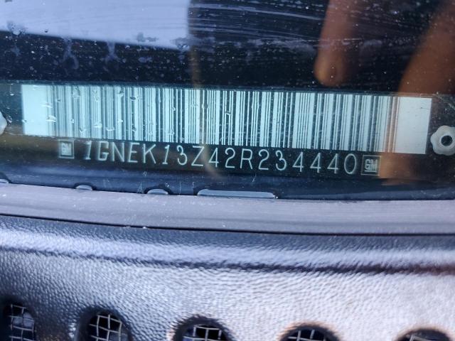 2002 Chevrolet Tahoe K1500 VIN: 1GNEK13Z42R234440 Lot: 52171304