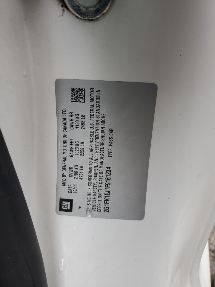 2G1FK1EJ1F9161234 2015 Chevrolet Camaro 2Ss