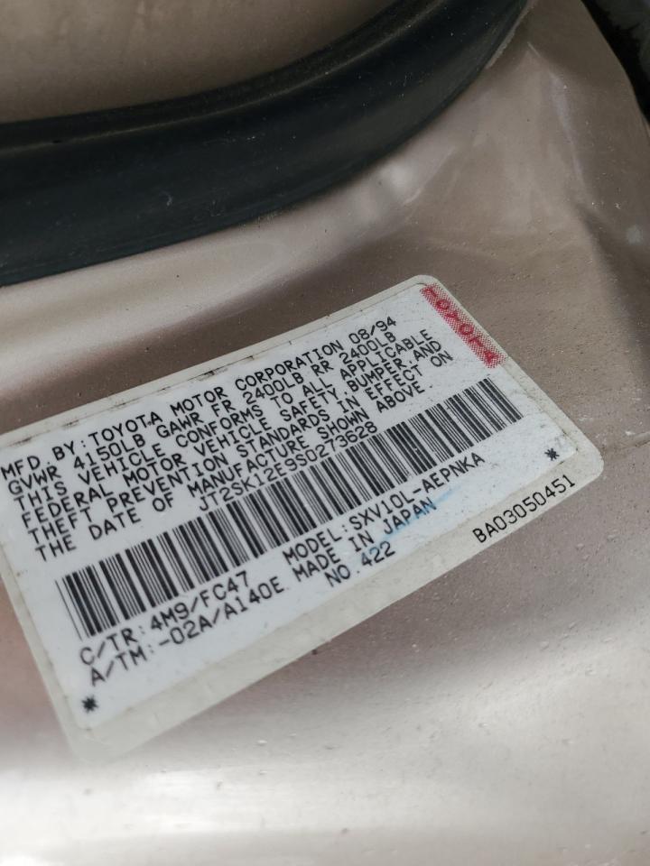 JT2SK12E9S0273628 1995 Toyota Camry Le