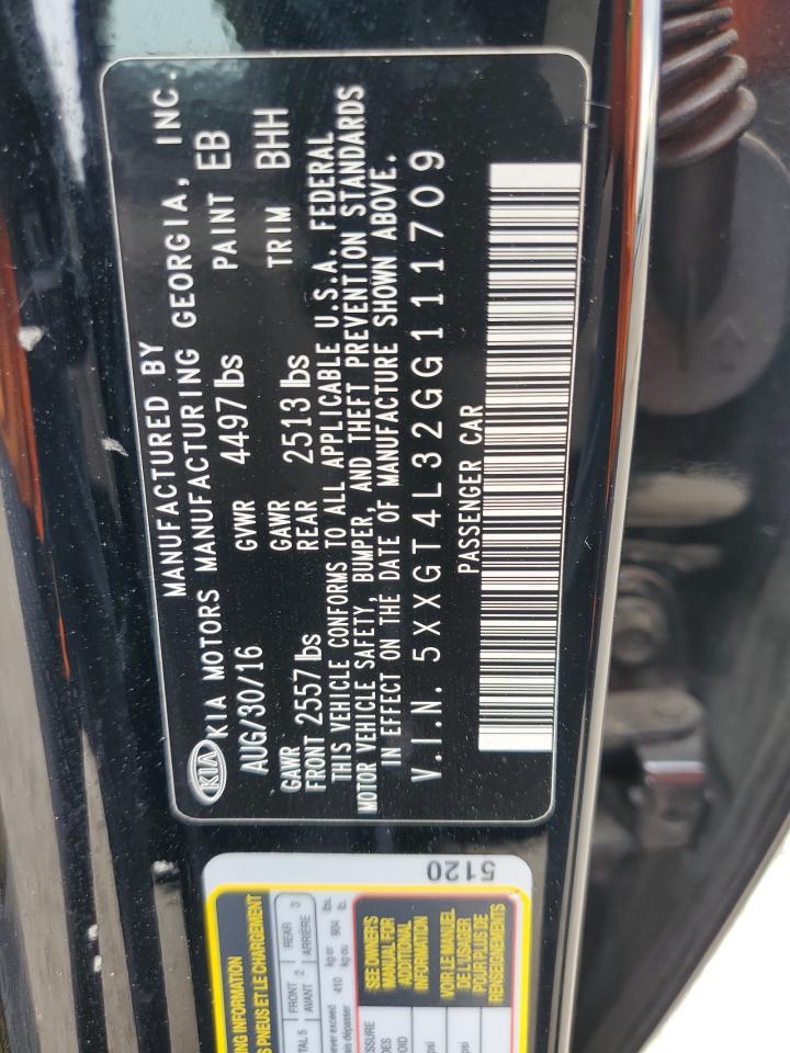 5XXGT4L32GG111709 2016 Kia Optima Lx