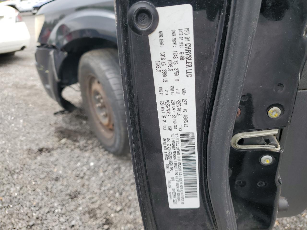 3D4GG47B69T243128 2009 Dodge Journey Se