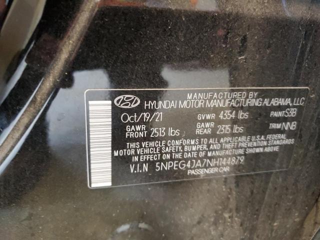 2022 Hyundai Sonata Se VIN: 5NPEG4JA7NH144879 Lot: 43256444