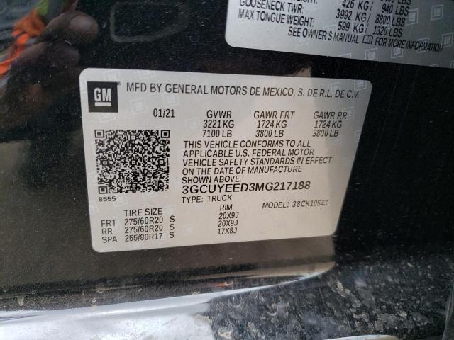 3GCUYEED3MG217188 Chevrolet All Models SILVERADO 13