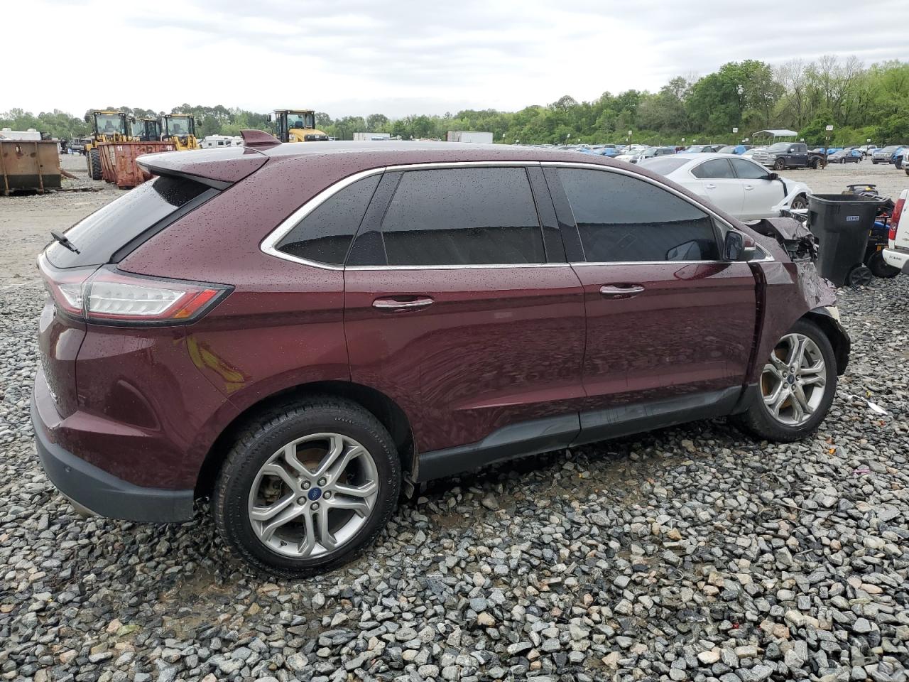 2017 Ford Edge Titanium vin: 2FMPK4K98HBB33333