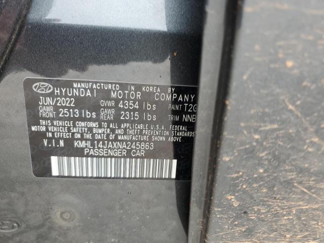 2022 HYUNDAI SONATA SEL - KMHL14JAXNA245863