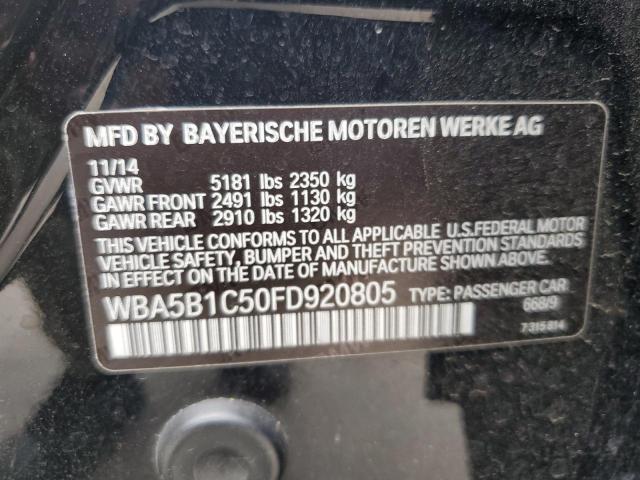 2015 BMW 535 I VIN: WBA5B1C50FD920805 Lot: 52370164