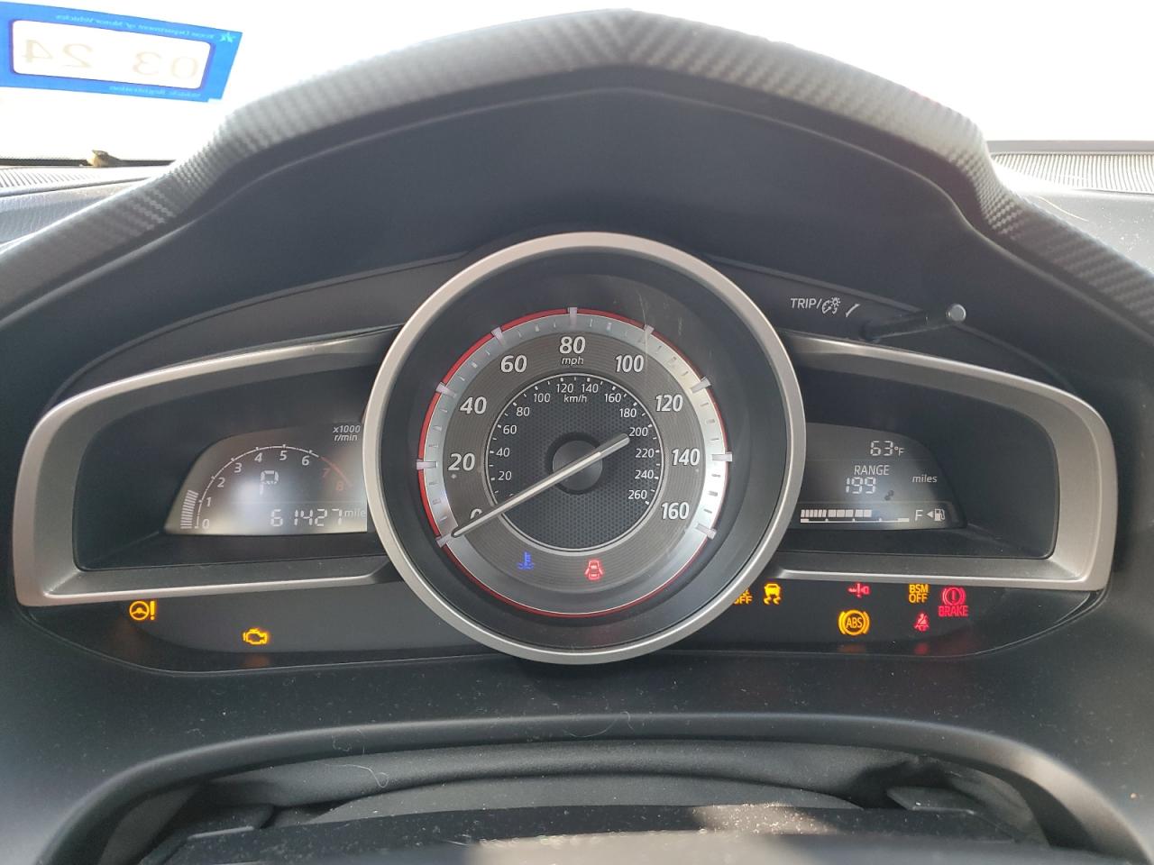 JM1BM1V78E1127265 2014 Mazda 3 Touring