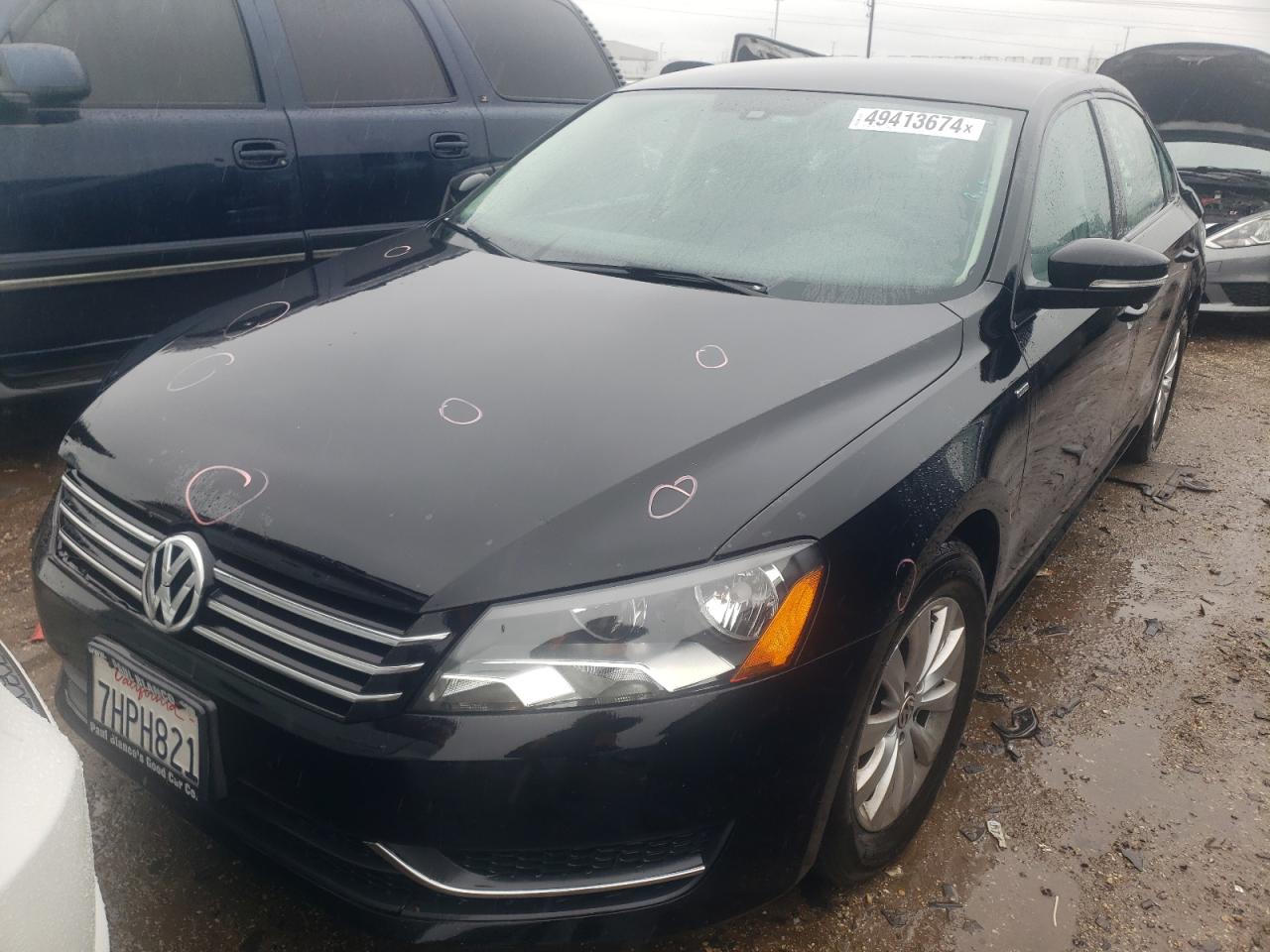 2015 Volkswagen Passat S vin: 1VWAT7A36FC035854