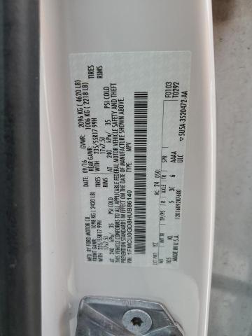 2017 Ford Escape Se VIN: 1FMCU0GD8HUB86140 Lot: 48893214