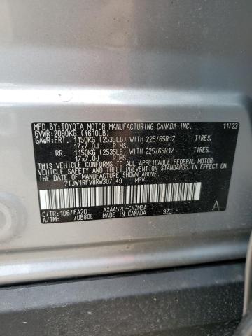 2T3W1RFV8RW307049 2024 Toyota Rav4 Xle