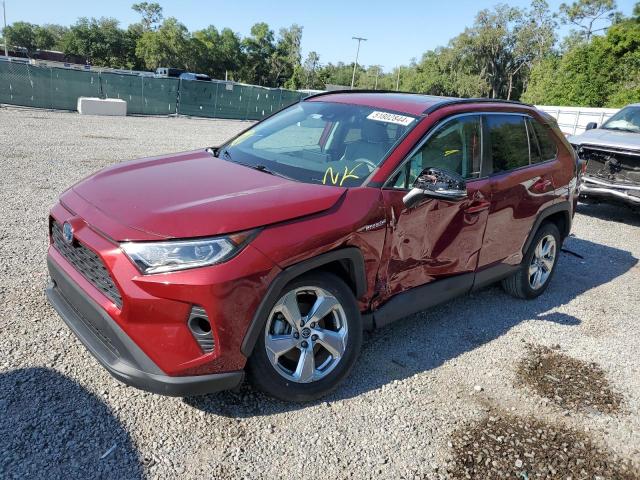 Lot #2535845756 2021 TOYOTA RAV4 XLE P salvage car